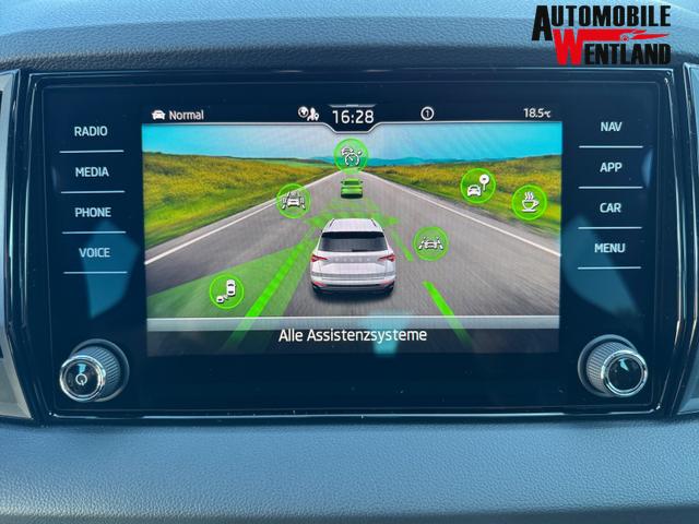 Skoda Karoq 2,0 TDI DSG Sportline 3ZKlima ACC 4x Sitzheizung 2x Einparkhilfe Anh&auml;ngerkupplungKamera 5J Garantie beheizte Windschutzscheibe 