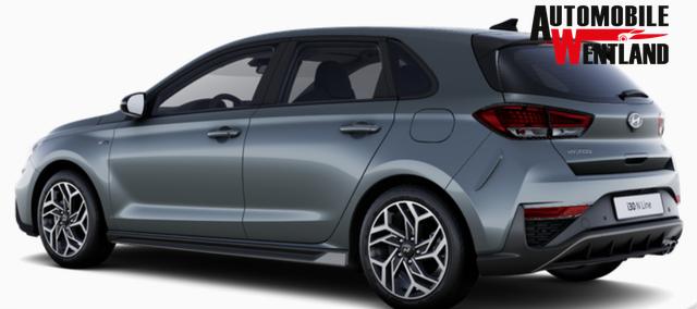 Hyundai i30 Comfort Hatchback 1.0 T-GDI 115PS, NAVIGATION 10,25", Parksensoren vorn/hinten, R&uuml;ckfahrkamera, BI-LED-Scheinwerfer, Klimaanlage, Lederlenkrad, Tempomat, ZV mit Fernbedienung, Alarmanlage, Reserverad, Nebelscheinwerfer 