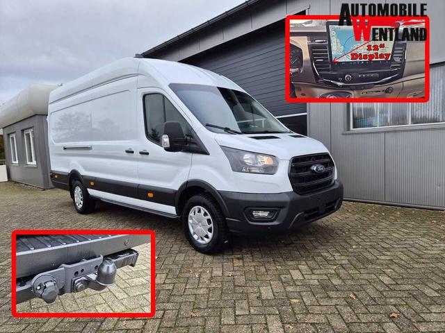 Ford Transit 350 L4H3 2.0 EcoBlue 130PS Trend Heckantrieb 3,5t 2-Sitzer AHK Sitzheizung Frontscheibe beheizb. Klimaautomatik Navi PDC v+h Bluetooth DAB Apple CarPlay Android Auto Tempomat Ganzj.Reifen 