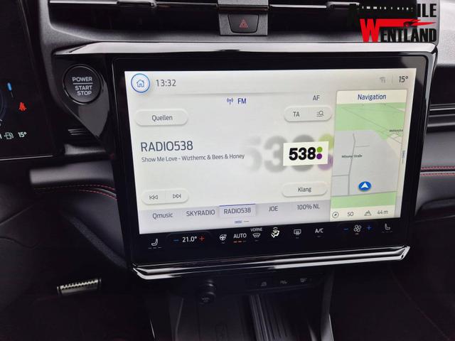 Ford Puma ST-Line X 1.0 EcoBoost Hybrid 125PS Automatik 360&deg;Kamera AbstandsTempomat el.Heckklappe Premium Leder (Sensico) B+O-Sound Klimaautomatik Sitzheizung Lenkradheizung Frontscheibe beheizb. Ford-Navi SYNC4 Bluetooth Apple CarPlay Android Auto PDC v+h 1 