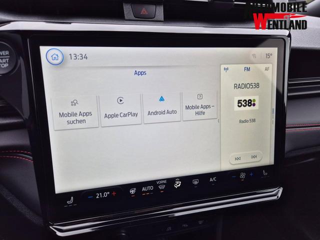 Ford Puma ST-Line X 1.0 EcoBoost Hybrid 125PS Automatik 360&deg;Kamera AbstandsTempomat el.Heckklappe Premium Leder (Sensico) B+O-Sound Klimaautomatik Sitzheizung Lenkradheizung Frontscheibe beheizb. Ford-Navi SYNC4 Bluetooth Apple CarPlay Android Auto PDC v+h 1 