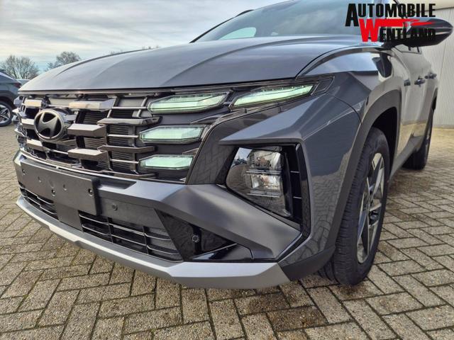 Hyundai TUCSON Trend 1.6 T-GDI 150PS Automatik TZ 2026 Teil-Leder Sitzheizung v+h Lenkradheizung Klimaautomatik Navi Touchscreen DAB+ Apple CarPlay + Android Auto PDC R&uuml;ckf.-Kamera Matrix-LED-Scheinw. 