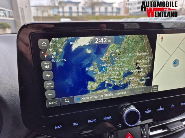 Hyundai i30 Kombi 1.6 T-GDI 150PS Automatik N-Line MY2026 Sitzheizung Lenkradheizung Klimaautomatik Navi 10,3"-Touchscreen Bluelink Apple CarPlay + Android Auto PDC v+h R&uuml;ckf.Kamera 18-LM 