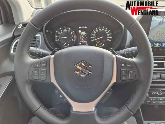 Suzuki S-Cross Comfort+ 110PS Automatik MHEV 4x4 ALLGRIP 1.4 Boosterjet Teilleder Navi Klimaautomatik Sitzheizung ACC PDC v+h 4x Kamera Suzuki-Radio Apple CarPlay Android Auto Touchscreen 2xKeyless 17-LM 