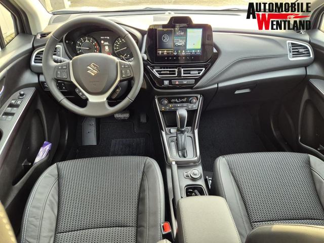 Suzuki S-Cross Comfort+ 110PS Automatik MHEV 4x4 ALLGRIP 1.4 Boosterjet Teilleder Navi Klimaautomatik Sitzheizung ACC PDC v+h 4x Kamera Suzuki-Radio Apple CarPlay Android Auto Touchscreen 2xKeyless 17-LM 