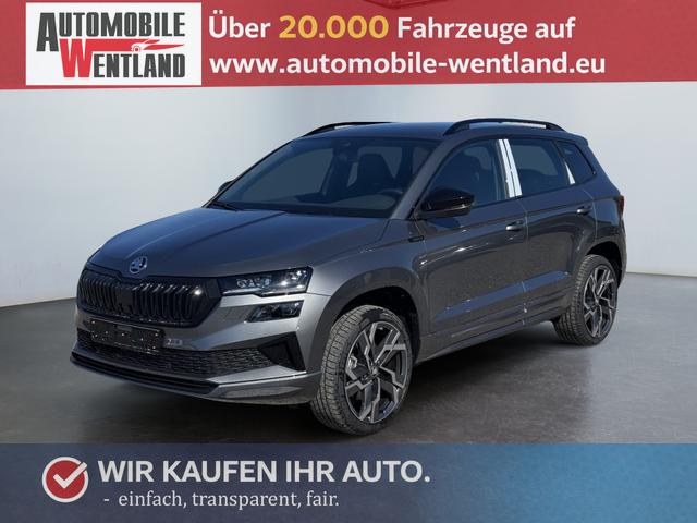 Skoda Karoq - Sportline 1,5 TSI DSG 2ZKlimaautomatik Canton Anh&auml;ngerkupplung Totewinkel Assistent 2 x Einparkhilfe Kamera 19 Zoll Felgen adaptiver Tempomat 5J Garantie