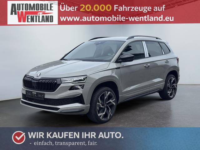 Skoda Karoq - Sportline 1,5 TSI DSG 2ZKlimaautomatik Canton Anh&auml;ngerkupplung Totewinkel Assistent 2 x Einparkhilfe Kamera 19 Zoll Felgen adaptiver Tempomat 5J Garantie