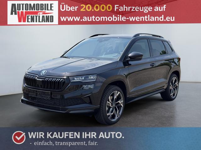 Skoda Karoq - Sportline 2,0 TSI 4x4 DSG Leder 2ZKlimaautomatik Canton Totewinkel Assistent 2 x Einparkhilfe Kamera 19 Zoll Felgen adaptiver Tempomat 5J Garantie
