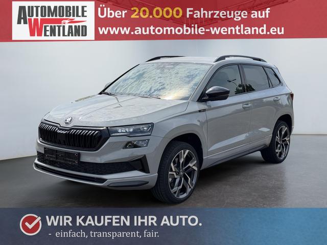 Skoda Karoq - Sportline 1,5 TSI DSG 2ZKlimaautomatik Canton Anh&auml;ngerkupplung Totewinkel Assistent 2 x Einparkhilfe Kamera 19 Zoll Felgen adaptiver Tempomat 5J Garantie