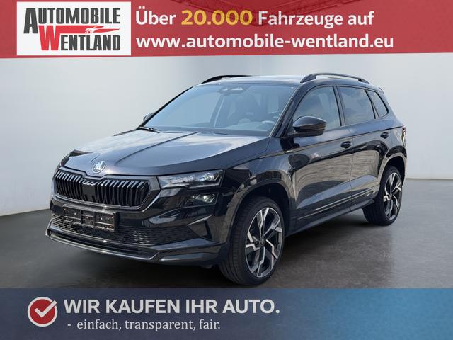 Skoda Karoq - Sportline 1,5 TSI DSG 2ZKlimaautomatik Canton Anh&auml;ngerkupplung Totewinkel Assistent 2 x Einparkhilfe Kamera 19 Zoll Felgen adaptiver Tempomat 5J Garantie