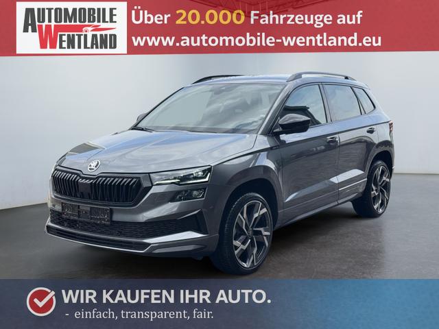 Skoda Karoq - Sportline 1,5 TSI DSG 2ZKlimaautomatik Canton Anh&auml;ngerkupplung Totewinkel Assistent 2 x Einparkhilfe Kamera 19 Zoll Felgen adaptiver Tempomat 5J Garantie