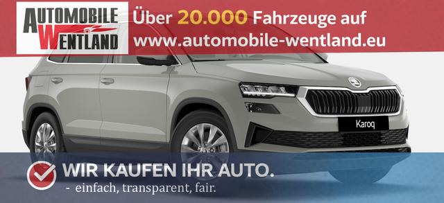 Skoda Karoq - Selection 1.5 TSI 150PS DSG/AUTOMATIK, 5J GARANTIE, STAHL-GRAU, AHK SCHWENKBAR, LADEBODEN VAR, NAVI, ACC, PDC V/H + KAMERA, ELEKTR. HECKKLAPPE, KESSY, CHROM-PAKET, Virtual Cockpit, Telefonbox, 16" ALU, Climatronic, Sitzheizung, Lederlenkrad beheizt, Privacy-Glas