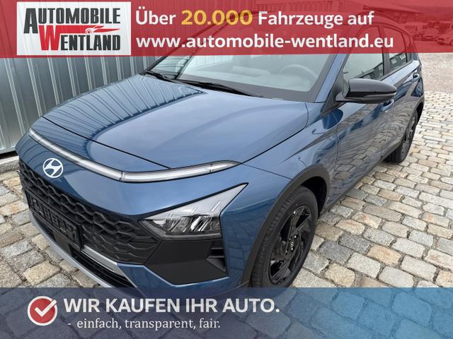 Hyundai BAYON - GO PLUS! 1.0 T-GDI 66 kW (90 PS) DCT7 -PDC-Kamera-16"Alu-SHZ-Lenkradheizung-LED-NAVI-Klimaanlage-AppleCarPlay&AndroidAuto-Tempomat-SUNSET-sofort