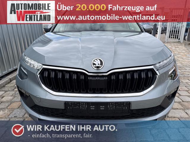 Skoda / Kamiq / Grau / / / , Bild dient zur Illustration und zeigt aufpreispflichtige Sonderausstattung. "Die Herstellergarantie beginnt bei EU-Fahrzeugen bereits bei Auslieferung vom ausl&auml;ndischen Lieferanten und kann um mehr als 14 Tage verk&uuml;rzt sein.