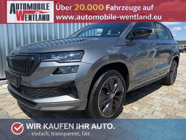 Skoda Karoq - Sportline 1,5 TSI 150 PS DSG -5 Jahre Garantie-Navi-4x Sitzheizung-Canton Sound-Anh&auml;ngerkupplung-LED-Matrix-AppleCarPlay-Android-Auto-ACC-Kessy-2-Zonen-Klimaautomatik-18''Alu-Sofort