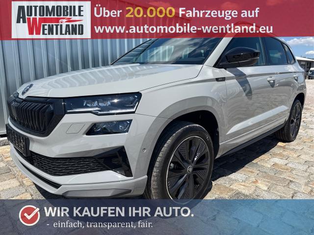 Skoda Karoq - Sportline 1,5 TSI 150 PS DSG -5 Jahre Garantie-Navi-4x Sitzheizung-Canton Sound-Anh&auml;ngerkupplung-LED-Matrix-AppleCarPlay-Android-Auto-ACC-Kessy-2-Zonen-Klimaautomatik-18''Alu-Sofort