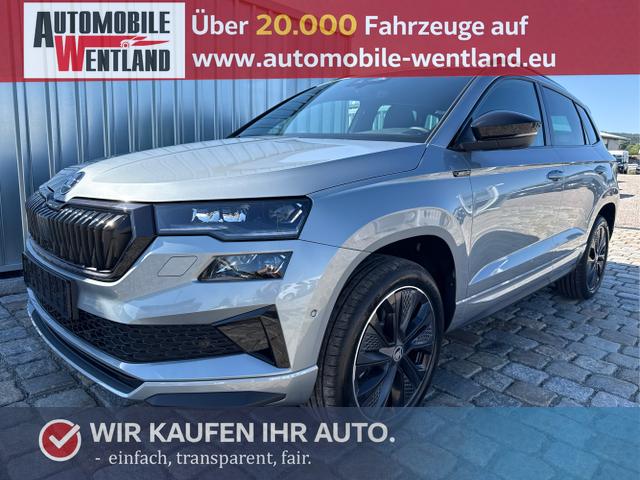 Skoda Karoq - Sportline 1,5 TSI 150 PS DSG -5 Jahre Garantie-Navi-4x Sitzheizung-Canton Sound-Anh&auml;ngerkupplung-LED-Matrix-AppleCarPlay-Android-Auto-ACC-Kessy-2-Zonen-Klimaautomatik-18''Alu-Sofort