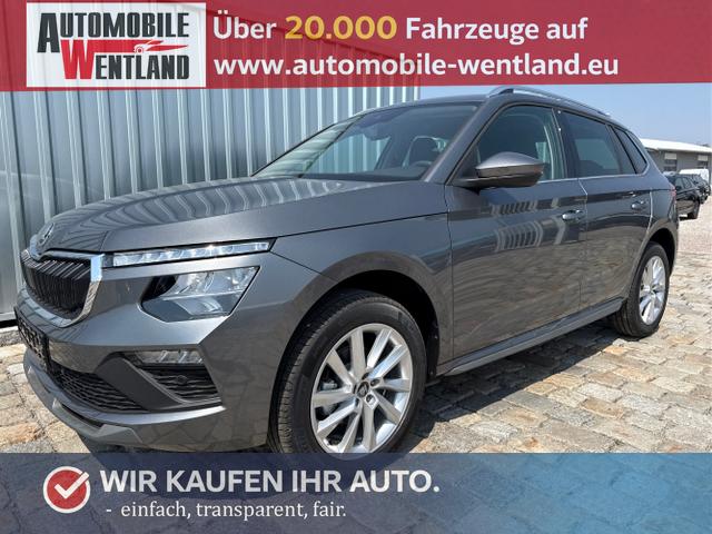 Skoda / Kamiq / Grau / / / , Bild dient zur Illustration und zeigt aufpreispflichtige Sonderausstattung. "Die Herstellergarantie beginnt bei EU-Fahrzeugen bereits bei Auslieferung vom ausl&auml;ndischen Lieferanten und kann um mehr als 14 Tage verk&uuml;rzt sein.