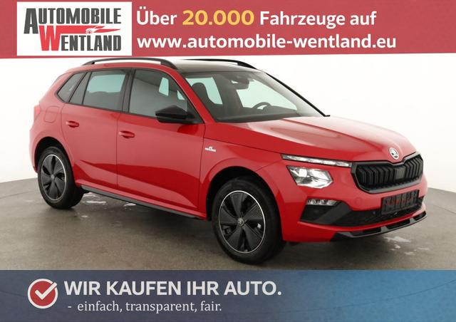 Skoda Kamiq Monte Carlo 1.5 TSI DSG Carlo, Pano, AHK, IQ.Light, Side, Kamera, Winter, 17-Zoll 