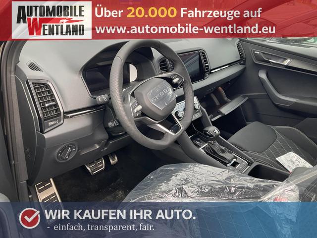 Skoda Karoq - Sportline 1.5 TSI DSG Sportline, Pano, AHK, Navi, CANTON, Matrix, AreaView, Side, FS-beheizbar