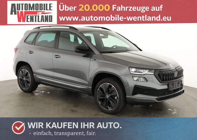 Skoda Karoq Sportline 1.5 TSI DSG Sportline, AHK, Navi, CANTON, Matrix, AreaView, Side, Kamera, el. Klappe, FS-beheizbar 