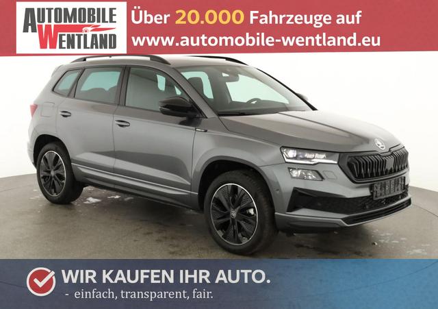 Skoda Karoq - Sportline 4x4 2.0 TDI DSG Sportline, AHK, Navi, Matrix, AreaView, Side, Kamera, el. Klappe, FS-beheizbar, Winter