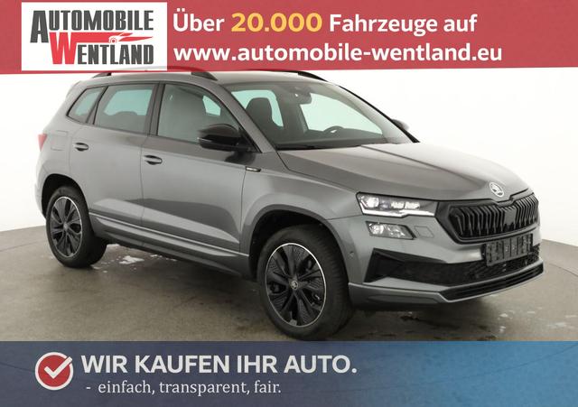 Skoda Karoq - Sportline 4x4 2.0 TDI DSG Sportline, Pano, AHK, Navi, Matrix, AreaView, Side, Kamera, el. Klappe, FS-beheizbar, Winter