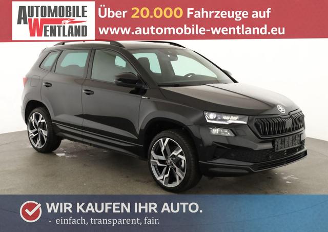 Skoda Karoq - Sportline 1.5 TSI DSG Sportline, Pano, AHK, Navi, Matrix, AreaView, Side, FS-beheizbar, Winter, 19-Zoll