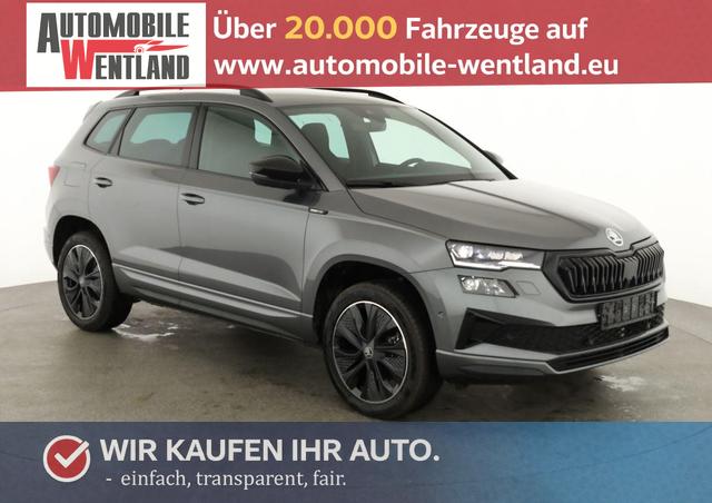 Skoda Karoq - Sportline 2.0 TDI DSG Sportline, AHK, Navi, CANTON, Matrix, AreaView, Side, Kamera, el. Klappe, FS-beheizbar