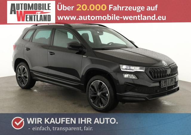 Skoda Karoq - Sportline 4x4 2.0 TDI DSG Sportline, Pano, AHK, Navi, Matrix, AreaView, Side, Kamera, el. Klappe, FS-beheizbar, Winter