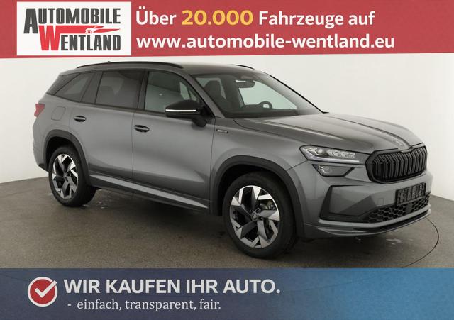 Skoda Kodiaq - 2.0 TDI 142 kW 4x4 Sportline DSG Sportline, AHK, Navi, Matrix, el. Klappe, Side, 19-Zoll