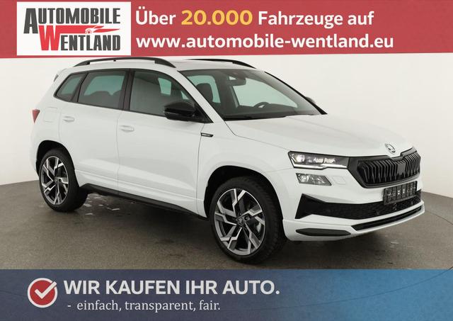 Skoda Karoq - Sportline 4x4 2.0 TSI DSG Sportline, Pano, AHK, Navi, Matrix, Side, 5 J.-Garantie