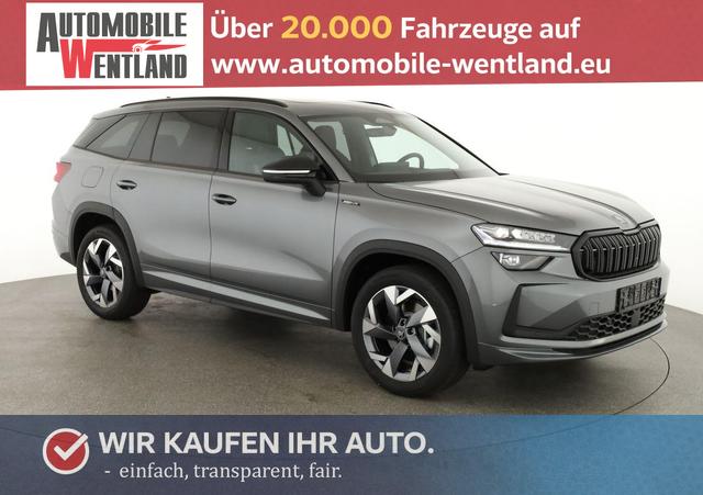 Skoda Kodiaq - 2.0 TDI 142 kW 4x4 Sportline DSG Sportline, Pano, AHK, Navi, Matrix, el. Klappe, Side, 19-Zoll