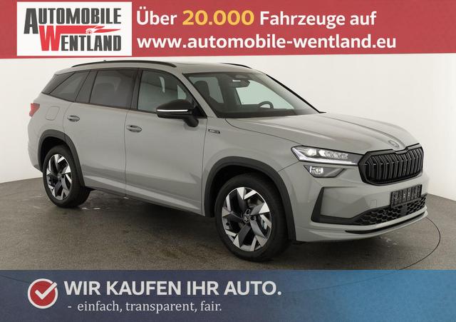 Skoda Kodiaq - 2.0 TDI 142 kW 4x4 Sportline DSG Sportline, Pano, AHK, Navi, Matrix, el. Klappe, Side, 19-Zoll, 4 J.-Garantie