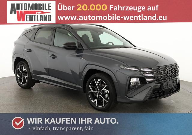 Hyundai TUCSON - 1.6 T-GDI DCT 4WD N-LINE, AHK, el. Klappe, Teilleder, Navi, Kamera, ACC