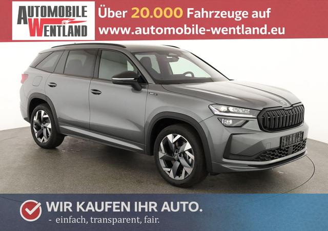Skoda Kodiaq - 1.5 TSI mHEV 110 kW Sportline DSG Sportline, AHK, Navi, Matrix, el. Klappe, Side, 19-Zoll