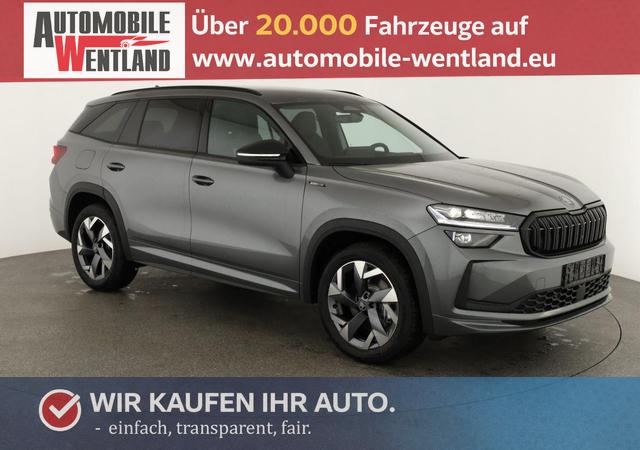 Skoda Kodiaq - 2.0 TDI 142 kW 4x4 Sportline DSG Sportline, AHK, Navi, Matrix, el. Klappe, Side, 19-Zoll