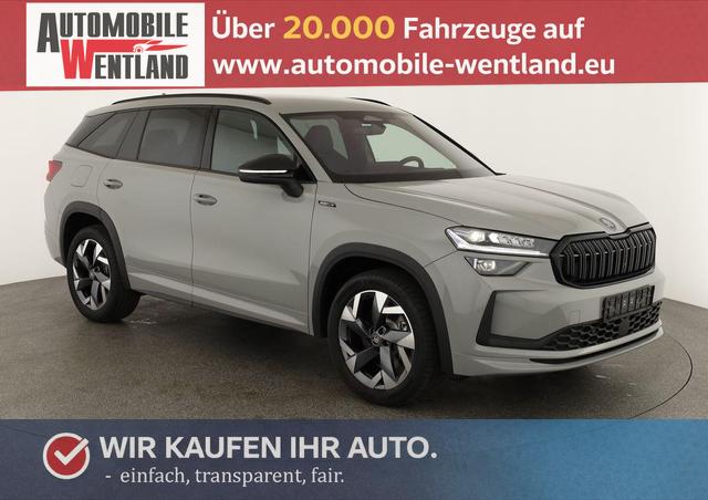 Skoda Kodiaq - 1.5 TSI mHEV 110 kW Sportline DSG Sportline, AHK, Navi, Matrix, el. Klappe, Side, 19-Zoll