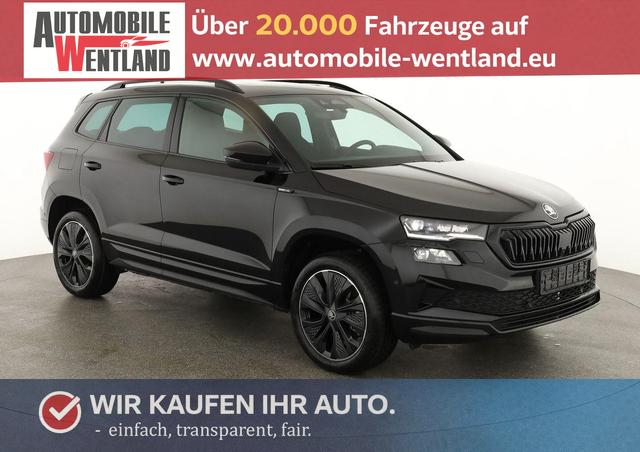 Skoda Karoq - Sportline 1.5 TSI DSG Sportline, Pano, AHK, Navi, CANTON, Matrix, AreaView, Side, el. Klappe, FS-beheizbar, 5 J.-Garantie