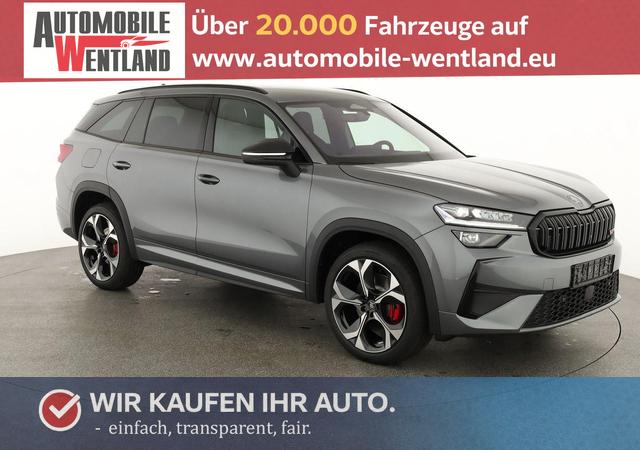 Skoda Kodiaq - 2.0 TSI 195 kW 4x4 RS DSG RS, AHK, Navi, Matrix, Canton, Side, FS-beheizbar, el. Klappe, Kamera, 20-Zoll, 5 J.-Garantie