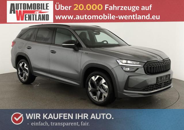 Skoda Kodiaq - 2.0 TDI 142 kW 4x4 Sportline DSG Sportline, AHK, Navi, Matrix, el. Klappe, Side, 19-Zoll