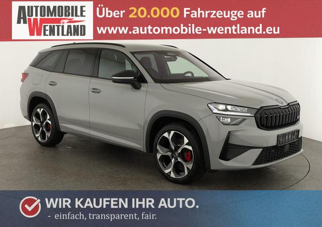 Skoda Kodiaq - 2.0 TSI 195 kW 4x4 RS DSG RS, AHK, Navi, Matrix, Canton, Side, FS-beheizbar, el. Klappe, Kamera, 20-Zoll, 5 J.-Garantie