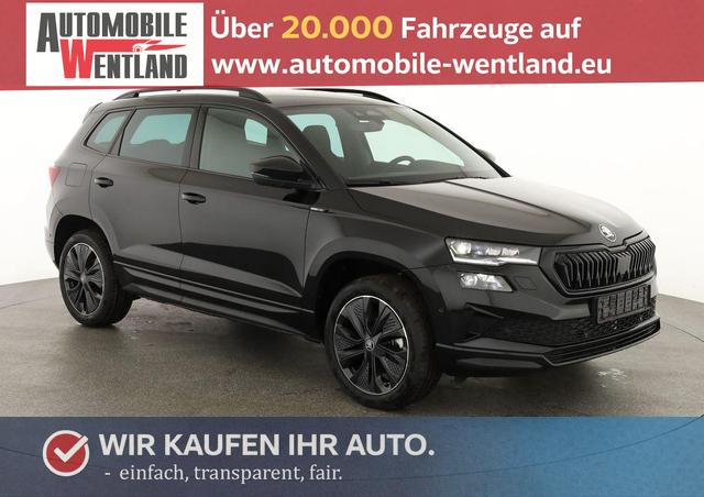 Skoda Karoq - Sportline 1.5 TSI DSG Sportline, AHK, Navi, CANTON, Matrix, AreaView, Side, Kamera, el. Klappe, FS-beheizbar, 5 J.-Garantie