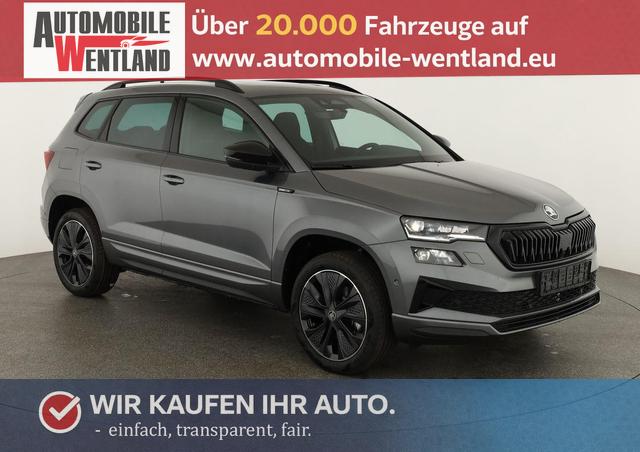 Skoda Karoq - Sportline 1.5 TSI DSG Sportline, Pano, AHK, Navi, CANTON, Matrix, AreaView, Side, el. Klappe, FS-beheizbar, 5 J.-Garantie