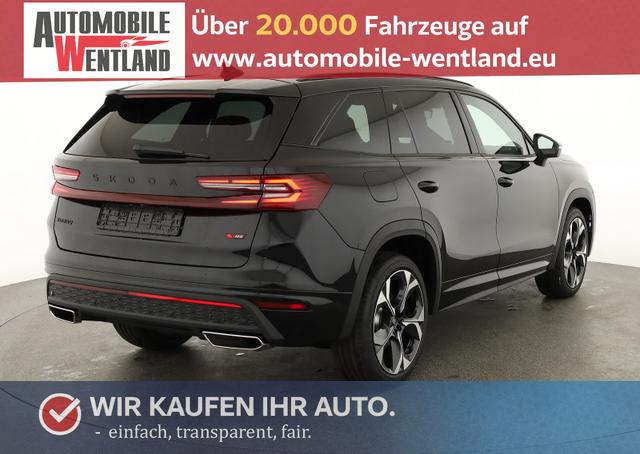 Skoda Kodiaq - 2.0 TSI 195 kW 4x4 RS DSG RS, AHK, Navi, Matrix, Canton, Side, FS-beheizbar, el. Klappe, Kamera, 20-Zoll, 5 J.-Garantie