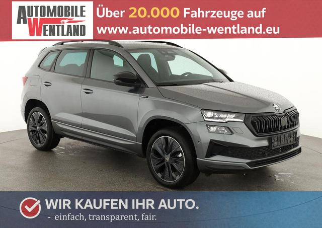 Skoda Karoq - Sportline 1.5 TSI DSG Sportline, AHK, Navi, CANTON, Matrix, AreaView, Side, Kamera, el. Klappe, FS-beheizbar, 5 J.-Garantie