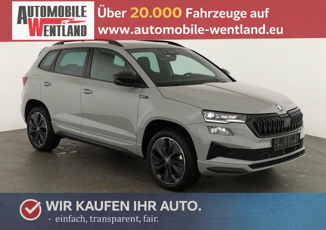Skoda Karoq - Sportline 1.5 TSI DSG Sportline, AHK, Navi, CANTON, Matrix, AreaView, Side, Kamera, el. Klappe, FS-beheizbar, 5 J.-Garantie