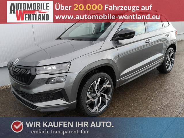 Skoda Karoq - Sportline 2.0TDI DSG 4x4 AHK Matrix Pano Sound Leder 19 Zoll