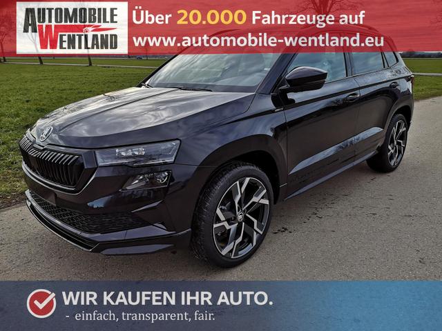 Skoda Karoq - Sportline 2.0TDI DSG 4x4 AHK Matrix Leder 19 Zoll