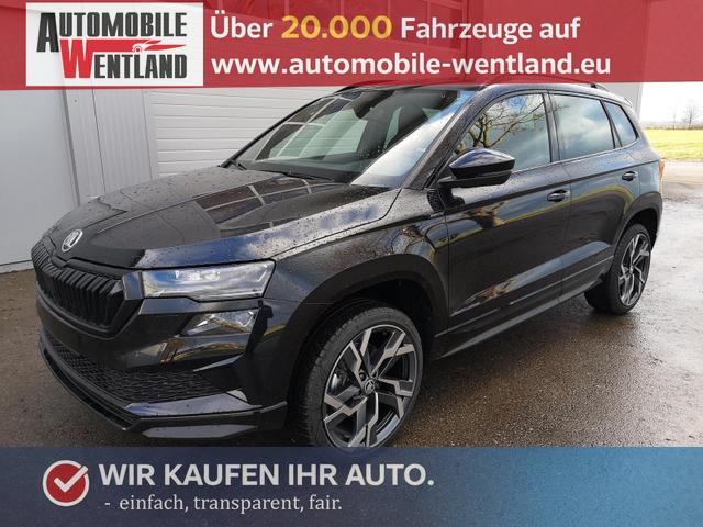 Skoda Karoq - Sportline 2.0TDI DSG 4x4 AHK Matrix Pano Sound Leder 19 Zoll